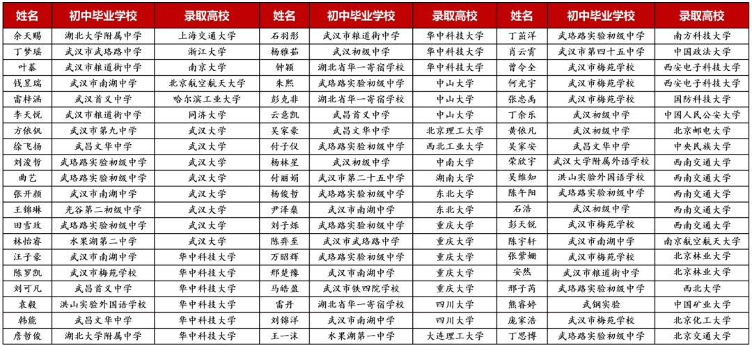 部分985，省外211录取情况1