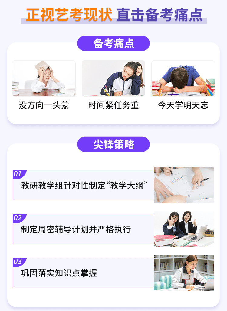 艺考文化课辅导策略